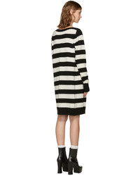 Marc Jacobs Black White Wool Dress