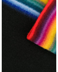 Paul Smith Striped Fringed Scarf