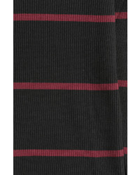 Fendi Ribbed Wool Striped Turtleneck