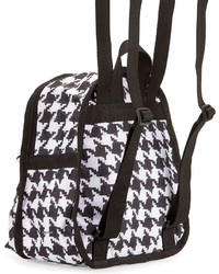 Le Sport Sac Lesportsac Basic Mini Houndstooth Print Backpack Chic Noir