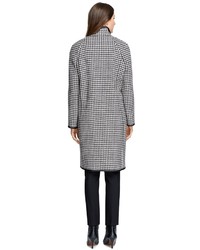 Brooks Brothers Wool Houndstooth Coat