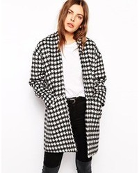 Just Female Houndstooth Coat