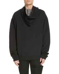 Black Houndstooth Hoodie