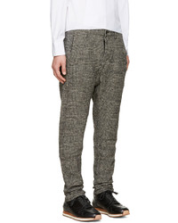 Attachment Black Wrinkled Houndstooth Trousers