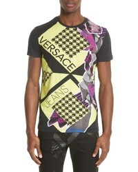 Versace Jeans Houndstooth Collage T Shirt