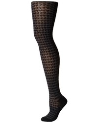 Black Houndstooth Tights