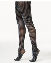 Hue Houndstooth Control Top Tights