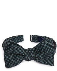 The Tie Bar Woolf Houndstooth Wool Bow Tie