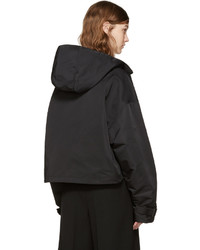 Jil Sander Black Biribol Hooded Jacket