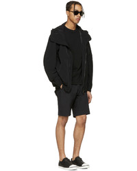 Attachment Black Hooded Jacket