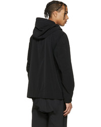 Attachment Black Hooded Jacket