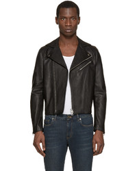 Acne Studios Black Leather Gibson Jacket