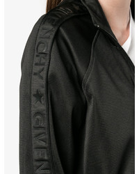 Givenchy Black Logo Stripe Track Jacket