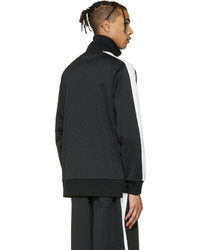 Miharayasuhiro Black Massive Zip Track Jacket