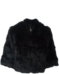 Blugirl Zip Up Fur Jacket