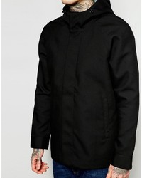 ONLY & SONS Bonded Cotton Hooded Jacket