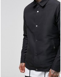 Asos Brand Coach Jacket In Black