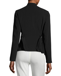 Laundry by Shelli Segal Buckle Strap Crepe Jacket
