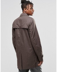 Original Penguin Checked Trench Jacket