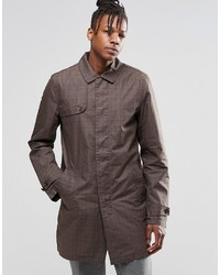 Original Penguin Checked Trench Jacket