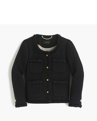 J.Crew Cropped Lady Jacket With Gold Buttons