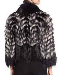 Burberry Denistone Fox Fur Jacket