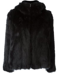Dondup Faux Fur Hooded Jacket