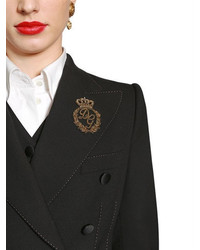 Dolce & Gabbana Double Breasted Stretch Natt Jacket