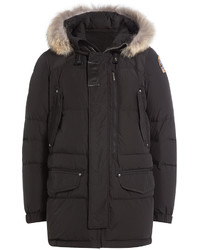 Parajumpers Down Jacket With Fur Trimmed Hood
