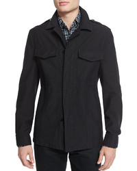 Tom Ford Finely Corded Shirt Jacket Black