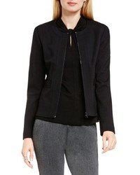Vince Camuto Front Zip Collarless Jacket
