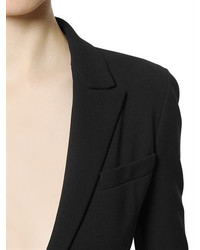 Givenchy Stretch Crepe Jacket With Nylon Panels
