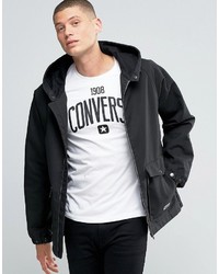Converse Hooded Jacket In Black 10001185 A03