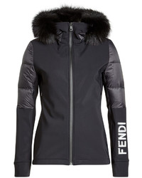 Fendi Jacket With Fur Trimmed Hood