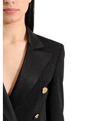Versace Jacquard Double Breasted Tuxedo Jacket
