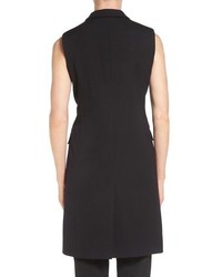 BOSS Karana Long Notch Lapel Sleeveless Jacket