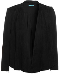 Alice + Olivia Livia Suede And Stretch Wool Jacket
