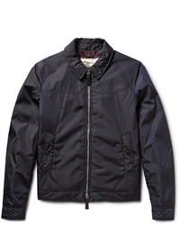 Burberry London Leather Trimmed Shell Jacket