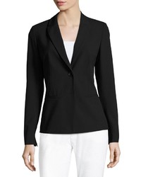 Lafayette 148 New York Mabel Two Button Suiting Jacket Black