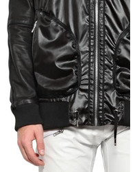 Skingraft Nylon Leather Jacket
