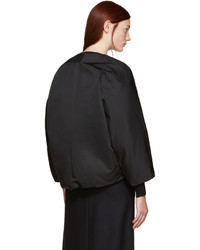 Jil Sander Reversible Black Collarless Jacket