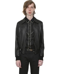 Saint Laurent Nappa Leather Shirt Jacket