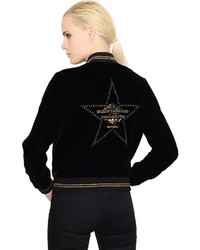 Saint Laurent Star Patch Velvet Jacket