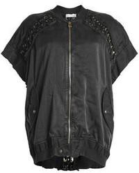 Faith Connexion Short Sleeved Jacket With Lace Up Detail