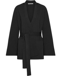 Stella McCartney Stretch Knit Kimono Jacket Black