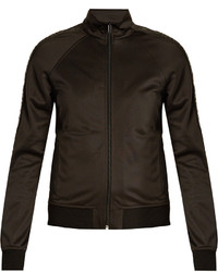 Givenchy Tape Trimmed Zip Through Jersey Jacket