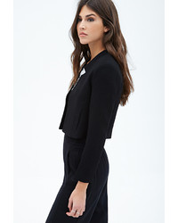 Forever 21 Textured Collarless Jacket