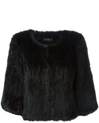 Yves Salomon Cropped Sleeveless Fur Jacket
