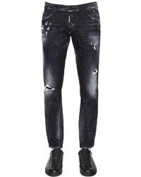 DSQUARED2 165cm Clet Fit Stretch Denim Jeans