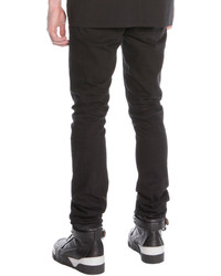 Givenchy 3 Star Faded Jeans Black
